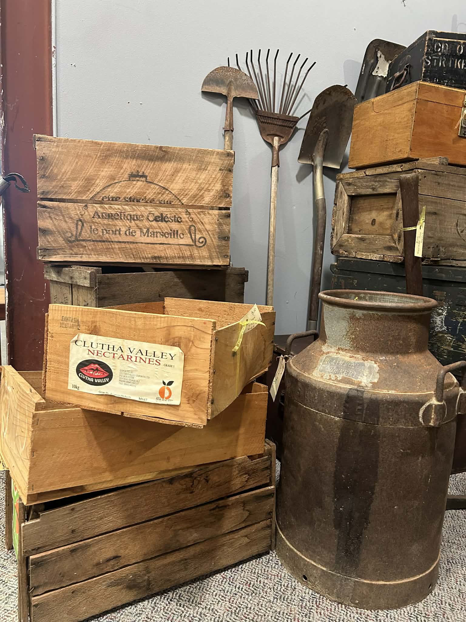 Inside The Auction Barn showroom